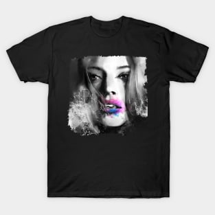 egirl aesthetic anime e-girl aesthetic dark goth T-Shirt